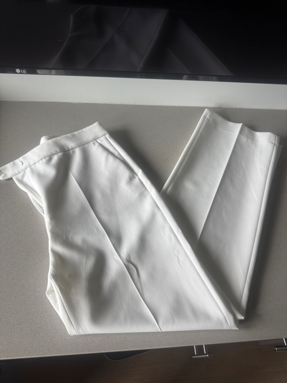 Zara Womens White Trousers
